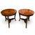 This Pair of Baker Furniture Round Fruit Wood and Mahogany Bronze Mounts Claw Feet Gueridon Side Tables are beautiful with...