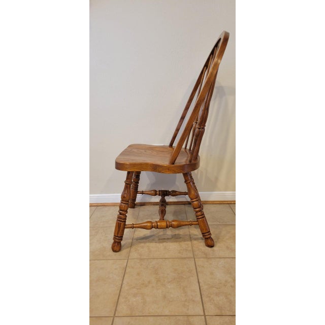 1980s Keller Furniture 7 Piece Oak Dining Set Chairish