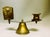 Metal Portuguese Church Brass Candleholder with Matchbox Holder by Ferreira, 1930s For Sale - Image 7 of 8