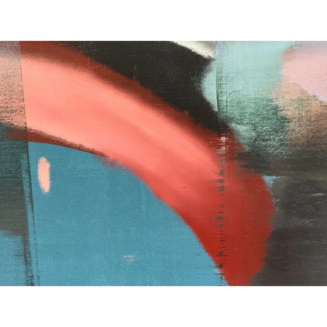 Philip Buller “Red Sash 2” Oil on Linen, Circa 2006 For Sale - Image 10 of 12