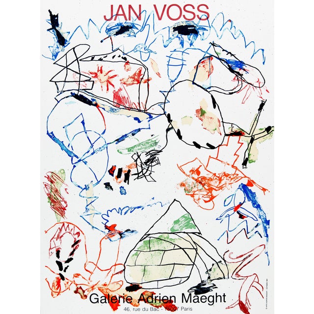 Jan Voss, Abstraction, Lithograph For Sale