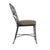 Contemporary Brown Jordan Calcutta Side Chair, Textured Pewter frame with Fusion Taupe fabric For Sale - Image 3 of 11