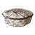 Mid Century Pink and Green Floral Box For Sale