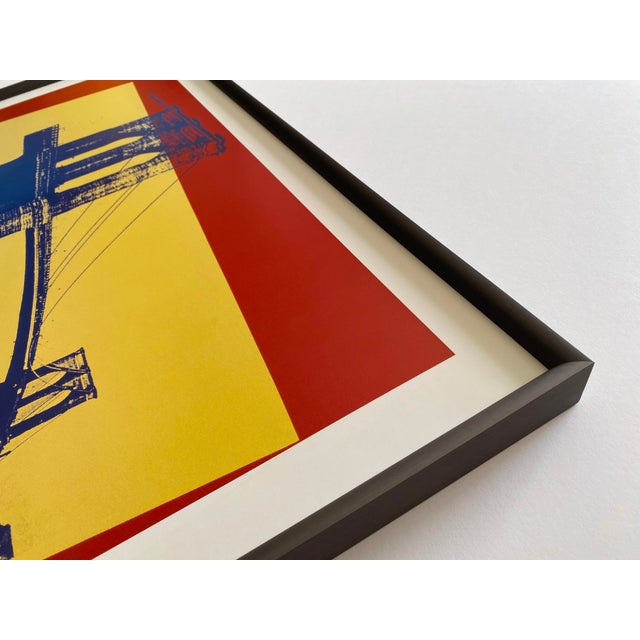 Andy Warhol Foundation Lithograph Print Framed Pop Art Poster " Brooklyn Bridge " 1983 For Sale - Image 12 of 17