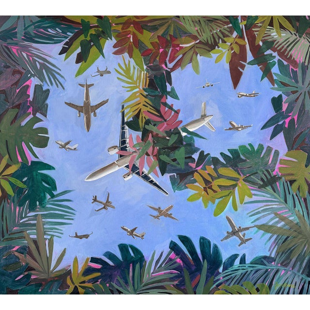 Kristīne Guršpone, Travelers, Oil on Canvas, 2024 For Sale - Image 4 of 4