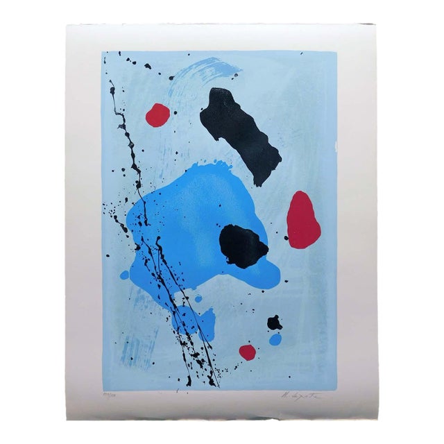 Philippe Lepatre "Holy Spring" Hand Signed Art Lithograph, Abstract, France For Sale