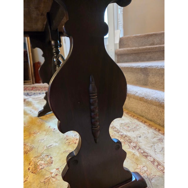 Spanish Library Console Table For Sale - Image 13 of 15