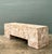 Vintage Geometric Patterned Wood Bench For Sale - Image 10 of 12