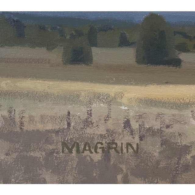 Gathering Form by Michael Magrin | Oil on Canvas Landscape With Towering Cumulus Clouds For Sale - Image 4 of 14
