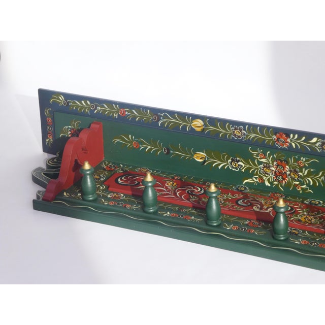 Vintage Folk Art Dutch Wall Rack, 1920s For Sale - Image 10 of 12