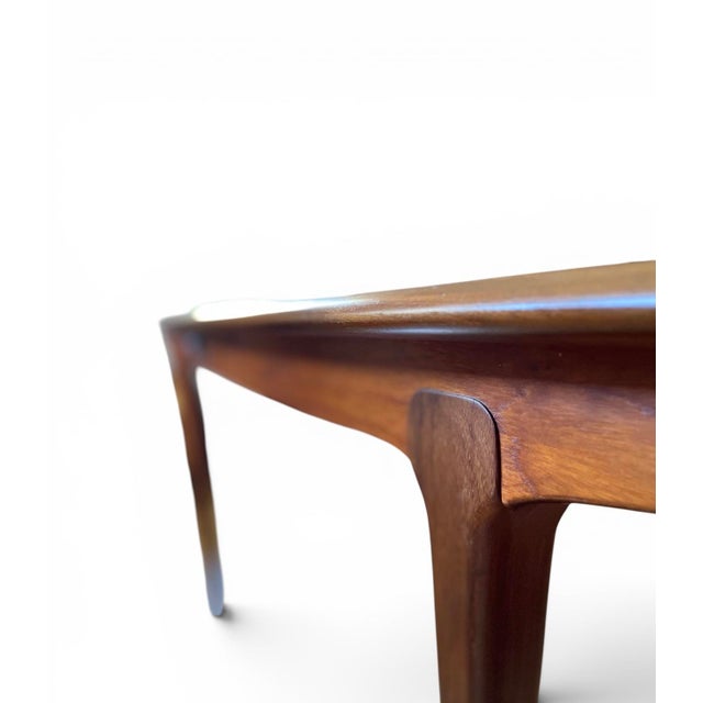 Brown Mid-Century Modern Scandinavian Danish Extendable Teak Dining Table, 1960s For Sale - Image 8 of 11