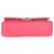 1950s Pink Quilted Lambskin Small Classic Double Flap Bag For Sale - Image 5 of 10