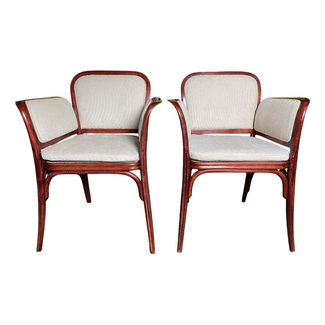 Set of Armchairs from Thonet For Sale