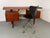Vintage well made Danish Design Mid Century teak desk, 1950s Designed in the manner of Louis van Teeffelen for...