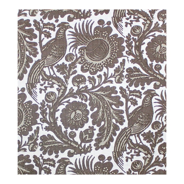 Sample - The House of Scalamandré Resist Print Fabric, Taupe For Sale