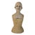 Vintage Off White Molded Female Bust For Sale