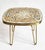 Mid-Century Modern Mosaic and Brass Side Table with Hair Pin Legs by Ilse Möbel, 1950s For Sale - Image 4 of 10