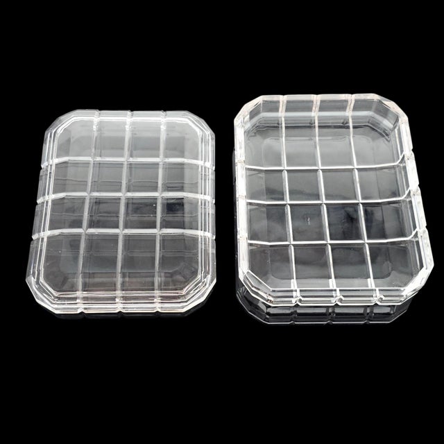 Late 20th Century Arnolfo Di Cambio Geometric Crystal Lidded Box, Italy For Sale - Image 13 of 16
