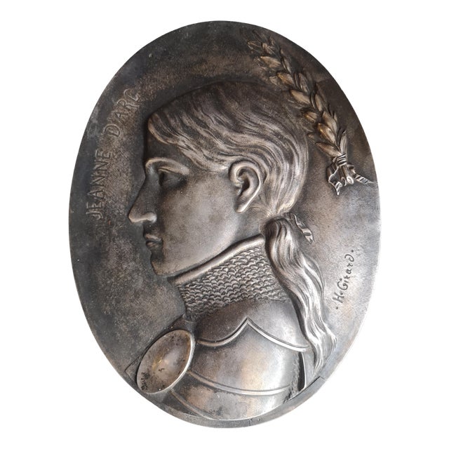Jeanne D'Arc Bronze Wall Decor For Sale