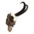 Large Chamois Trophy on Carved Plaque, Austria 1948 For Sale