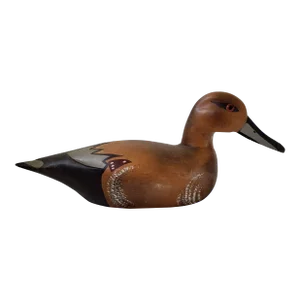 1970s Hand Painted Wooden Duck Decoy