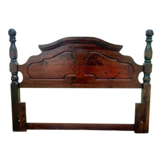 Vintage Convertible Queen or Full Size Traditional Style Headboard For Sale