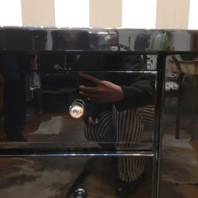 Vintage French Chest of Drawers in Lacquered Wood by David Lange, 1970s For Sale - Image 18 of 18