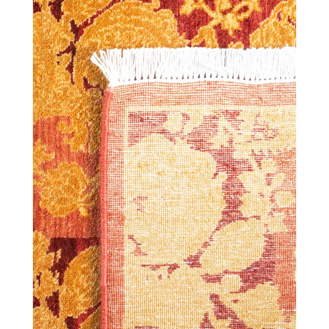 2000 - 2009 Mogul, One-of-a-Kind Hand-Knotted Runner Rug - Pink, 2' 7" x 5' 6" For Sale - Image 5 of 8