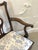 White Victorian Mahogany Desk Chair, 1880s For Sale - Image 8 of 14