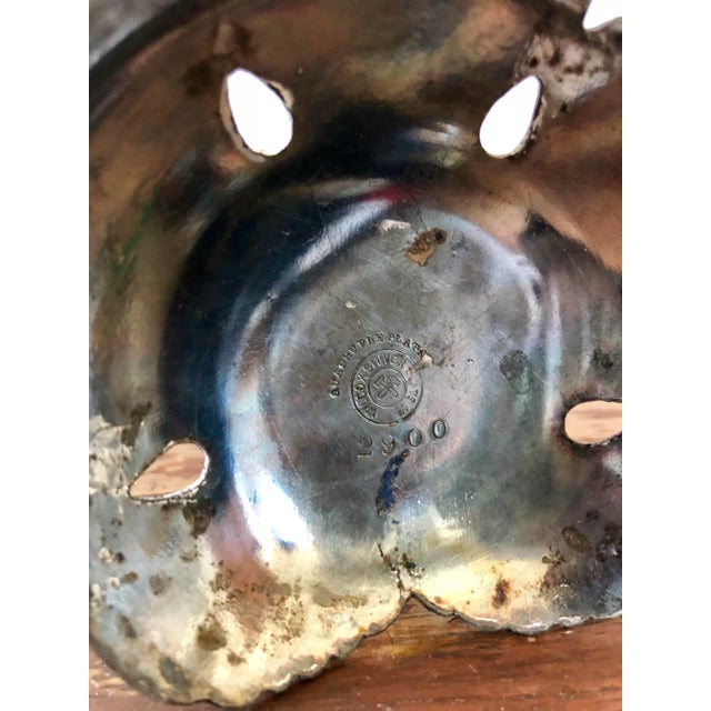 Antique Wilcox Silver Plate Figural Candleholders- a Pair For Sale In Buffalo - Image 6 of 7