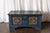 Antique Hand Painted Chest in Blue With Floral Motifs For Sale - Image 12 of 18