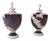 Large Kostka Floral Ceramic Vase Lamps, 1970s, Set of 2 For Sale