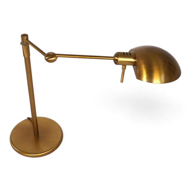 Brass-Colored Dimmable and Height-Adjustable Holtkötter 6352/1-3 Table Lamp, 1960 For Sale - Image 15 of 18