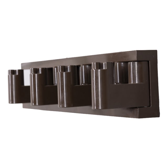 Minivip Wall Coat Rack by Benanti and Brunori for Velca Legano, Italy, 1970s For Sale
