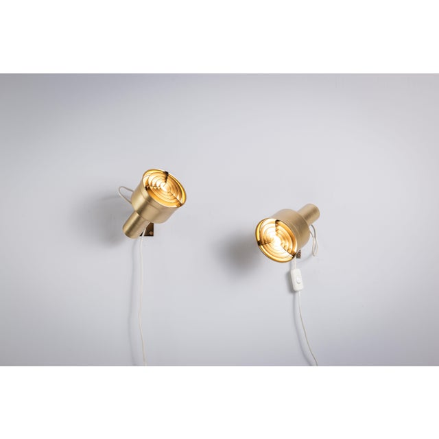 Adjustable Wall Lamps by Per Sundstedt for Kosta Lampan, Set of 2 For Sale - Image 4 of 17