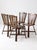 Mid-Century Folk Wood Dining Chairs Set of 4 For Sale - Image 10 of 17