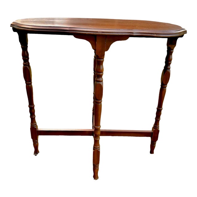 Vintage Oval Parlor Table For Sale