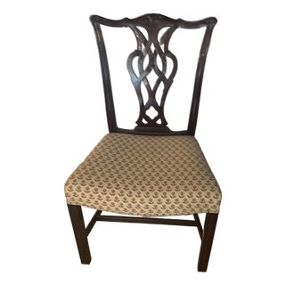 Set of Ten George ||| Style Mahogany Dining Chairs For Sale