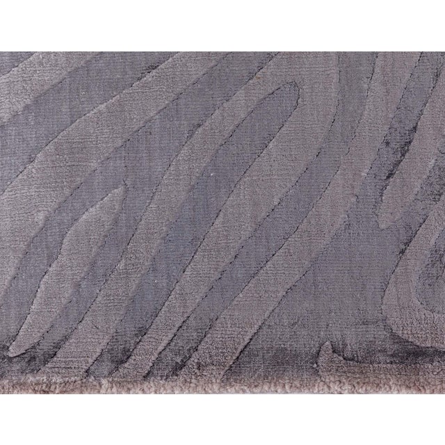 Early 21st Century Modern Animal Print-Inspired Banana Silk Rug by Doris Leslie Blau For Sale - Image 5 of 10