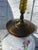 Charming and rather large scale hand painted milk glass lamps with well conceived and rendered decoration. Great color set...