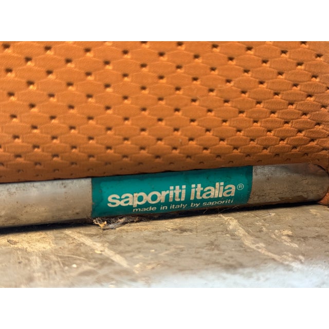 1970s Leather Lounge Chairs Designed by Giovanni Offredi for Saporiti Italia For Sale - Image 14 of 18