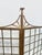 Traditional Unusual Edwardian Brass and Beveled Glass Folding Fire Screen, Late 19th C For Sale - Image 3 of 14