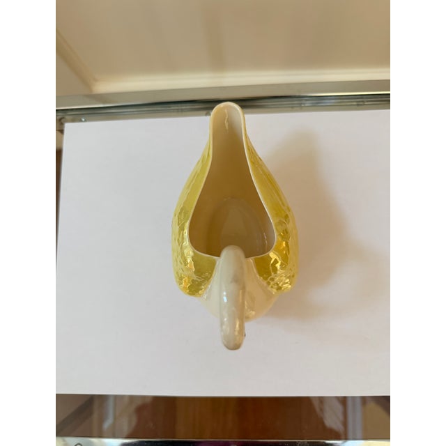 Hollywood Regency Belleek Swan For Sale - Image 3 of 7