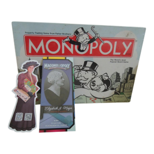 Monopoly Board Game by Parker Brothers + Inventor of Monopoly Souvenir Brochures