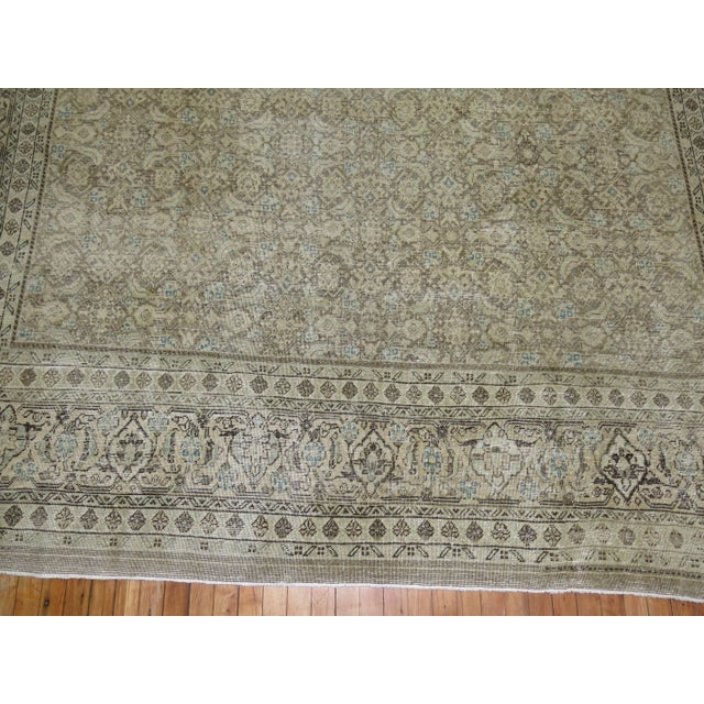Early 20th Century Antique Zabihi Collection Persian Tabriz Room Rug - 9'11" x 12'9" For Sale - Image 5 of 12