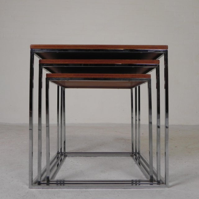 Vintage Nesting Tables, 1960s, Set of 3 For Sale - Image 12 of 18