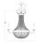 Visual Comfort Chapman & Myers for Visual Comfort Signature Paris Flea Market Large Chandelier in Antique-Burnished Brass with Seeded Glass For Sale - Image 4 of 4