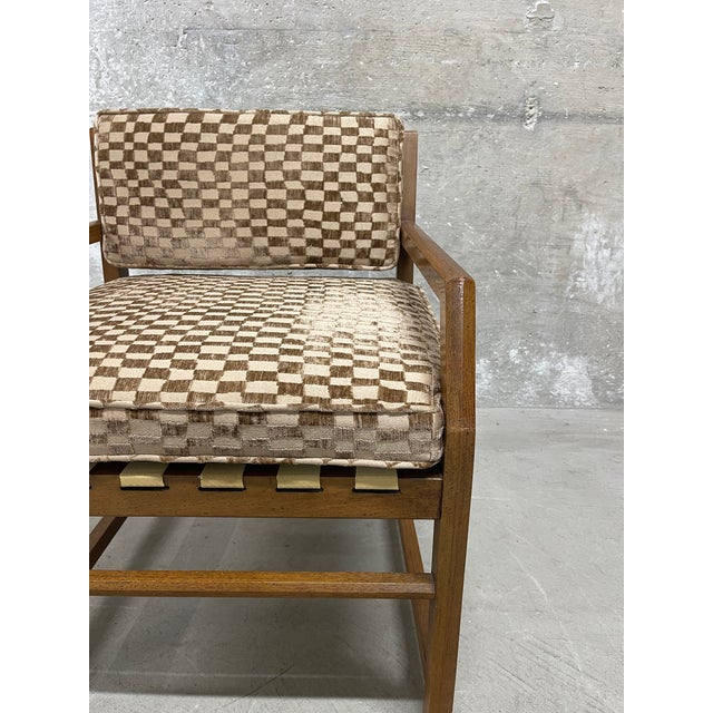 Newly Upholstered MCM Armchair Attributed to Jack Cartwright for Founders For Sale - Image 9 of 12