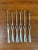 Early 20th Century Vintage Silverplate Lobster Forks- Set of 6 For Sale - Image 5 of 5