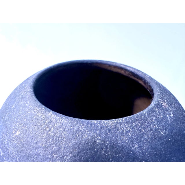 Studio Ceramic Art Vase with Fish Decor, Germany, 1950s For Sale - Image 4 of 8